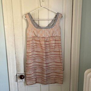 Miu Miu Women's Pink and Gold Dress